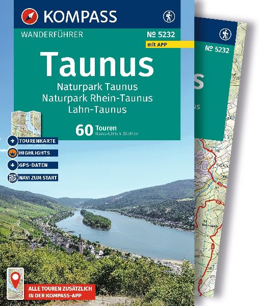 KOMPASS Wanderführer Taunus, Naturpark Taunus, Naturpark Rhei...