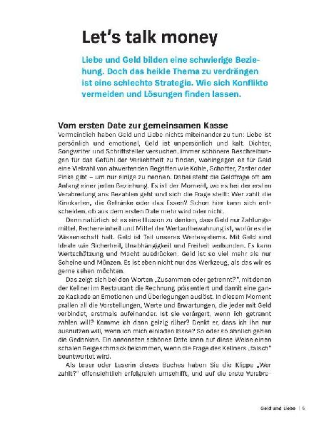 Du + ich und unser Geld