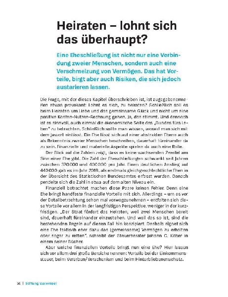 Du + ich und unser Geld