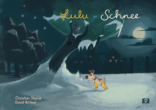 Lulu im Schnee.