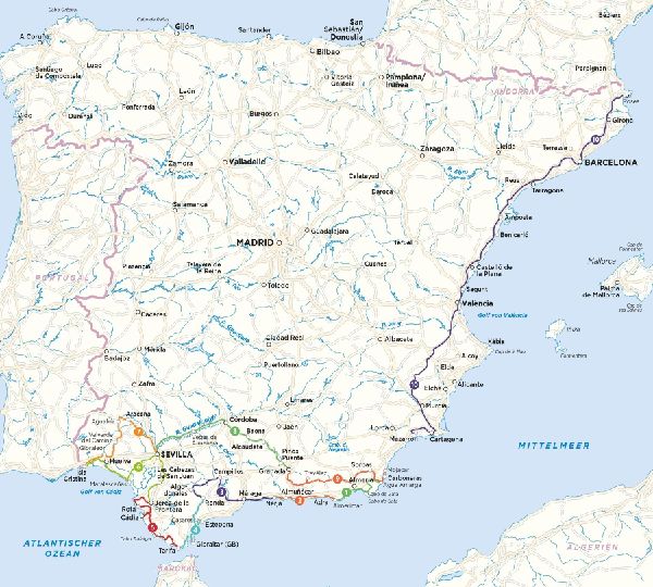 Andalusien mit dem Wohnmobil