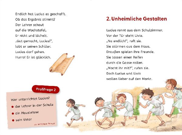 Leseprofis - Ritter, Römer, finstere Schurken, 2. Klasse (Doppelband)