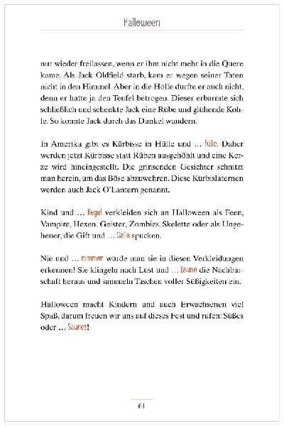 Zwillingswortgeschichten für Senioren