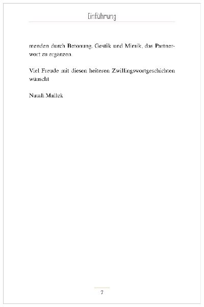 Zwillingswortgeschichten für Senioren