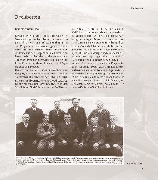 Dechbetten, Ziegetsdorf und Königswiesen