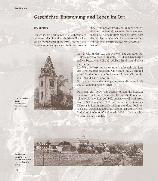 Dechbetten, Ziegetsdorf und Königswiesen