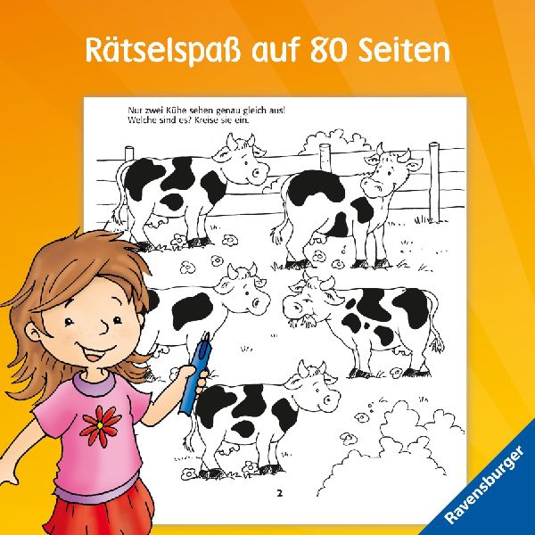 Kindergarten-Rätselspaß für unterwegs