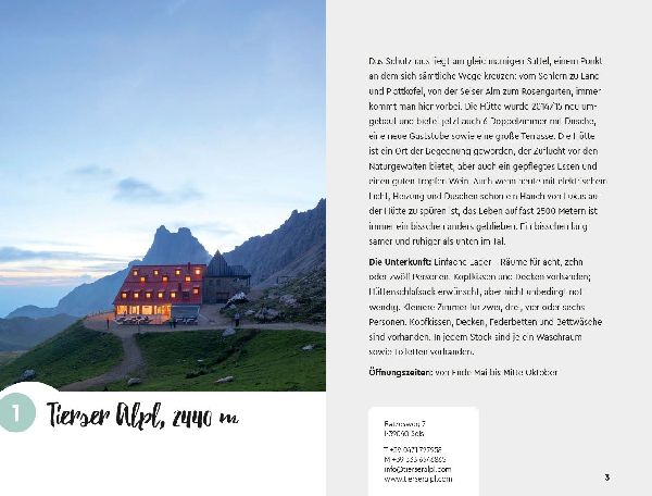 Einfach Südtirol: Hütten- und Bergerlebnisse