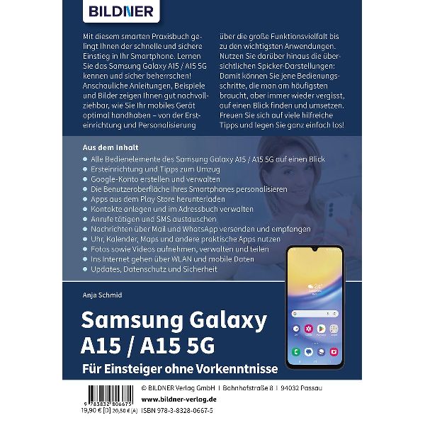 Samsung Galaxy A15 / A15 5G - Für Einsteiger ohne Vorkenntnisse