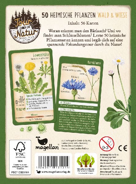 Tour durch die Natur - 50 heimische Pflanzen - Wald & Wiese