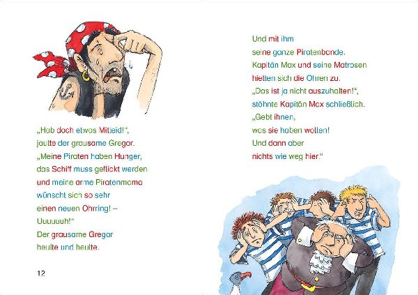 Silbengeschichten zum Lesenlernen - Piratengeschichten