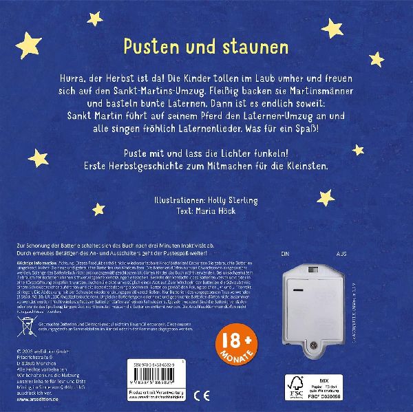 Mein liebstes Pustebuch - Ich geh mit meiner Laterne