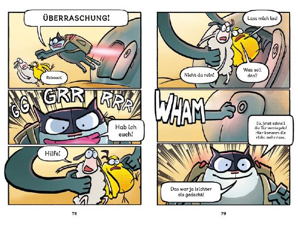Fluffy und Robocat