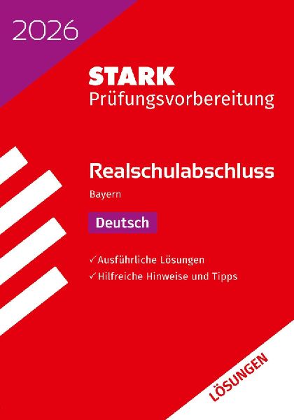 STARK Lösungen zu Deutsch - Realschulabschluss 2026 Bayern - ...