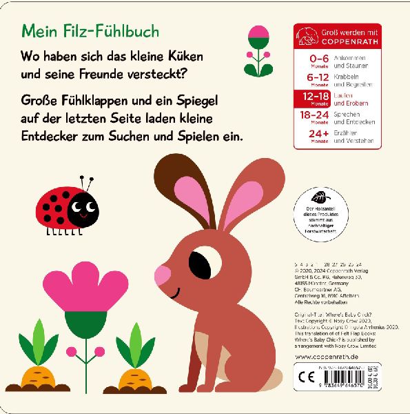 Mein Filz-Fühlbuch: Kuckuck, kleines Küken!