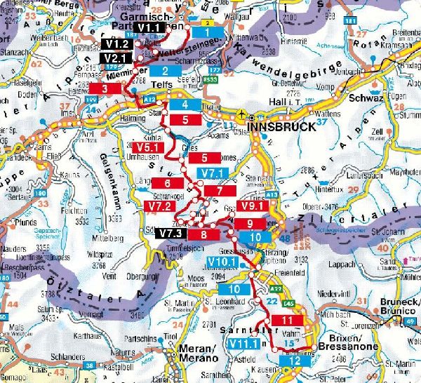 Alpenüberquerung Garmisch - Brixen