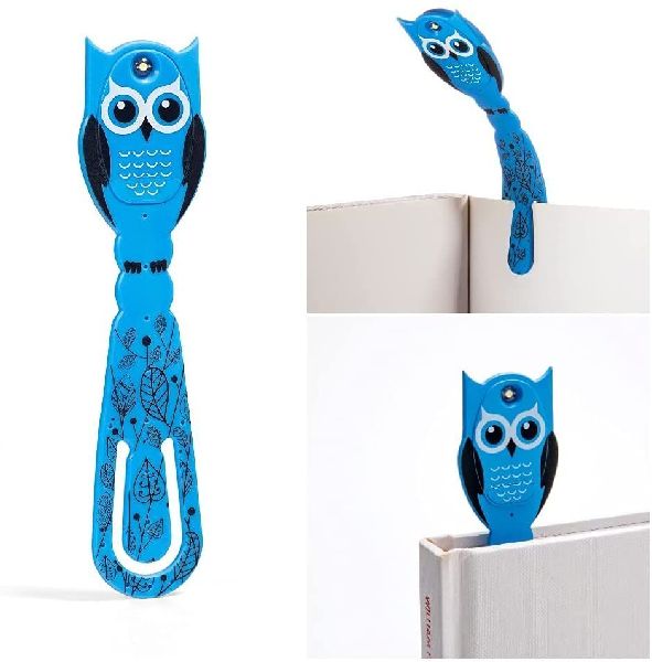 Flexilight Animal Leselicht (Eule) | 2 in 1 Leselampe & Lesezeichen | LED Leselicht | Geschenk für Leser, Buchliebhaber | Deutsche Ausgabe