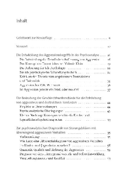 Aggression in psychodynamischen Therapien mit Kindern und Jugendlichen