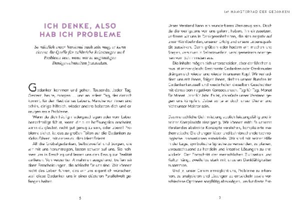 Genug gegrübelt, lieber Kopf!