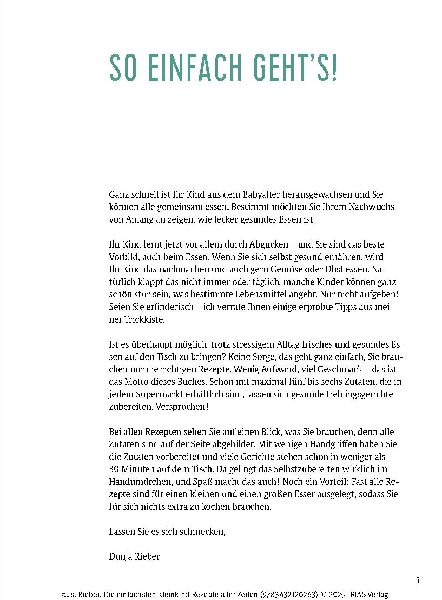 Die einfachsten Kleinkind-Rezepte aller Zeiten
