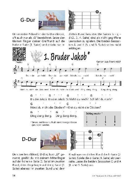 Kids Lagerfeuer-Gitarre. Band 1