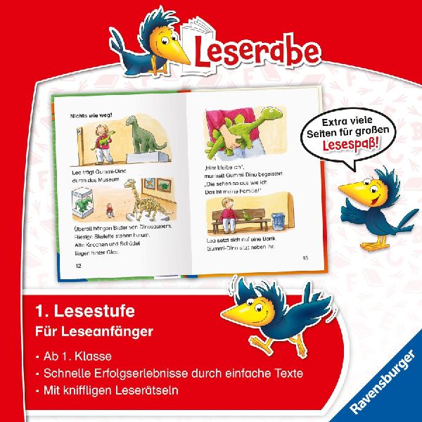 Dinoabenteuer für Erstleser - Leserabe 1. Klasse - Erstlesebuch für Kinder ab 6 Jahren