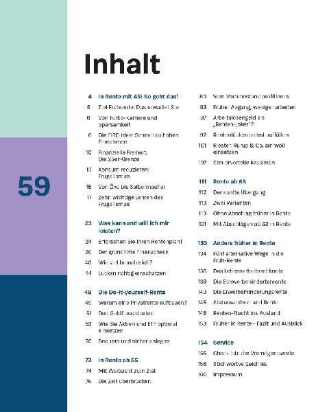 Früher in Rente und Ruhestand