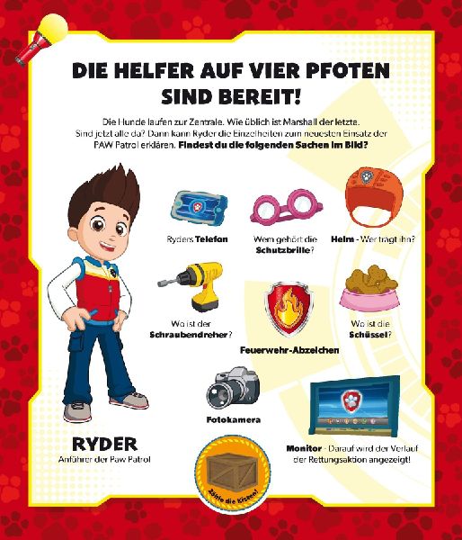 PAW Patrol Mein Taschenlampenbuch ab 4 Jahren
