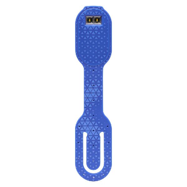 Flexilight RC (Blue Hexagonal) - wiederaufladbares Leselicht - 2 in 1 Leselampe & Lesezeichen - LED Leselicht - Geschenk für Leser, Buchliebhaber - Deutsche Ausgabe