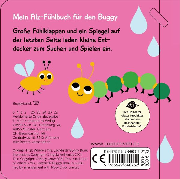 Mein Filz-Fühlbuch für den Buggy: Kuckuck, kleiner Käfer!