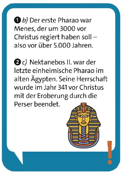 Pocket Quiz junior Altes Ägypten