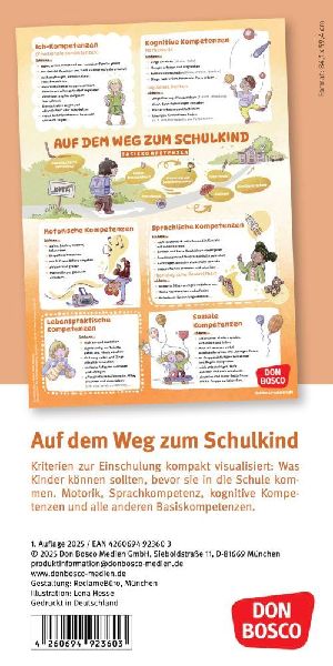 Schulfähigkeit auf einen Blick: Basiskompetenzen und Vorläuferfähigkeiten für einen guten Schulstart