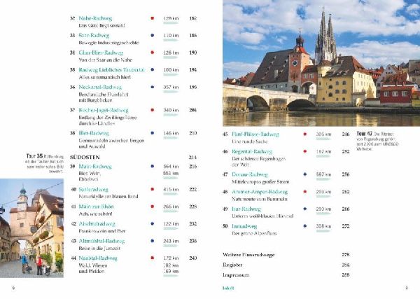 Deutschlands schönste Flussradwege