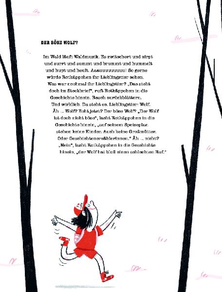 Rotkäppchen rettet den Wolf