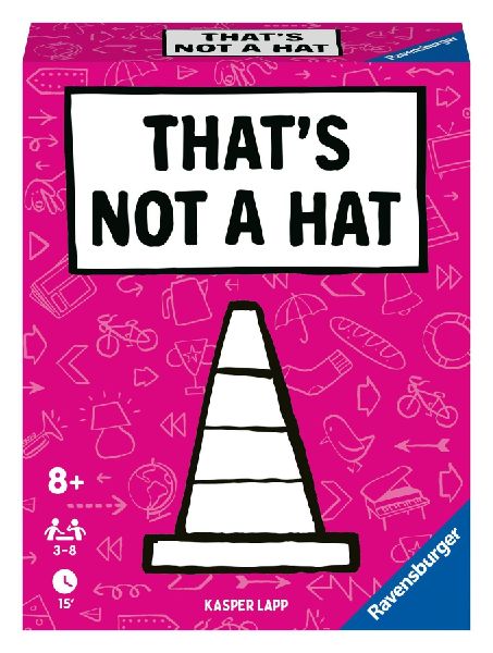 Ravensburger - 20954 That's not a hat Kartenspiel für 3-8 Personen, Partyspiel, lustige Unterhaltung ab 8 Jahren