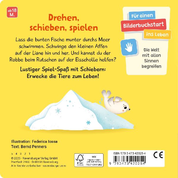 Mein Schiebe-Mitmachbuch - Wilde Tiere