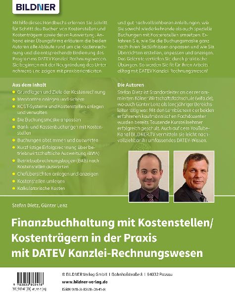 Finanzbuchhaltung mit Kostenstellen/Kostenträgern in der Praxis mit DATEV Kanzlei-Rechnungswesen