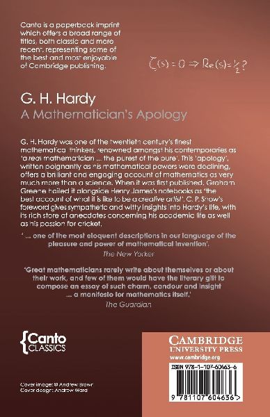A Mathematician's Apology