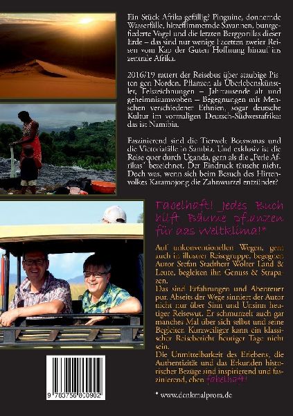 Fabelhafte Reise durch Namibia, Botswana, Sambia & Uganda