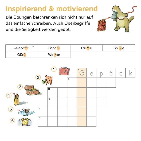 Rechtschreiben mit Rico Schnabel, Klasse 3