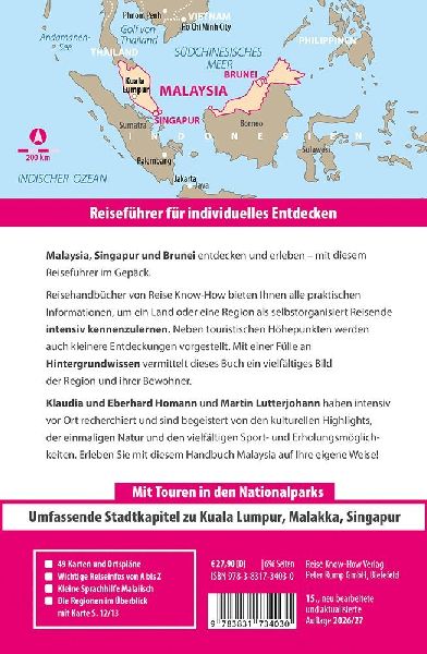 Reise Know-How Reiseführer Malaysia mit Singapur und Brunei