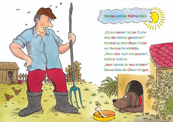 Silbengeschichten zum Lesenlernen - Hundegeschichten