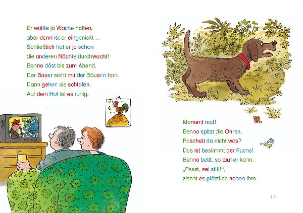 Silbengeschichten zum Lesenlernen - Hundegeschichten