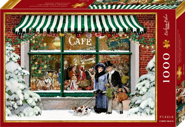 Puzzle - Nostalgisches Weihnachtscafé. 1000 Teile