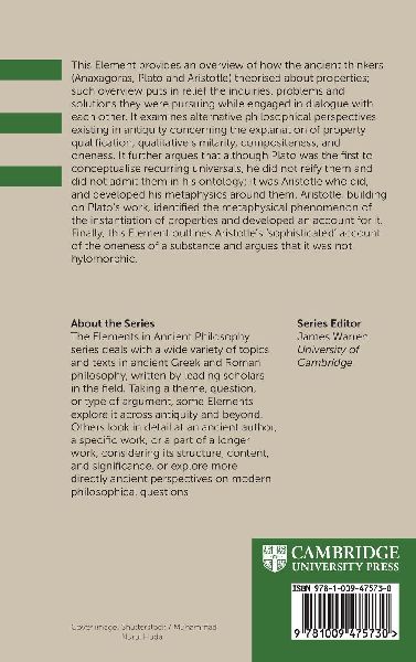Properties in Ancient Metaphysics