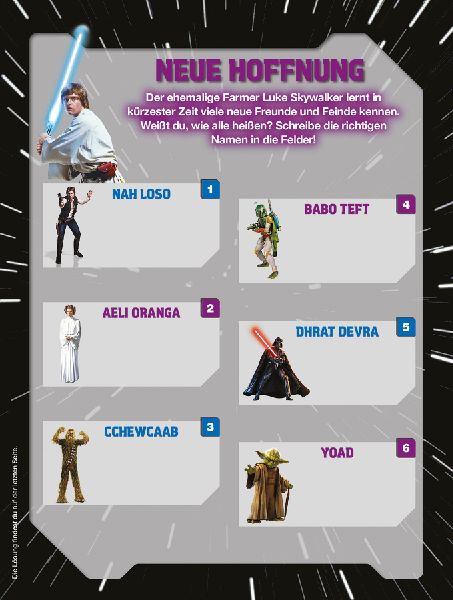 Disney Star Wars: Der große Glow-in-the-Dark-Stickerspaß: Stickern - Rätseln - Ausmalen