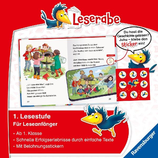 Leserabe - 1. Lesestufe - Schulgeschichten