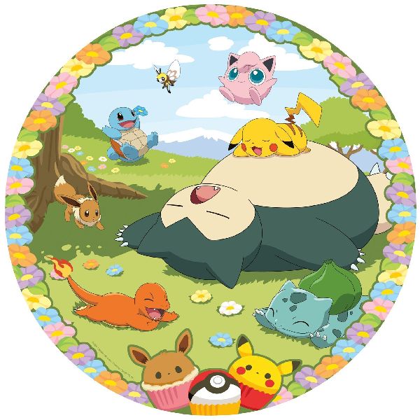 Erwachsenenpuzzle 500 Teile - Blumige Pokémon