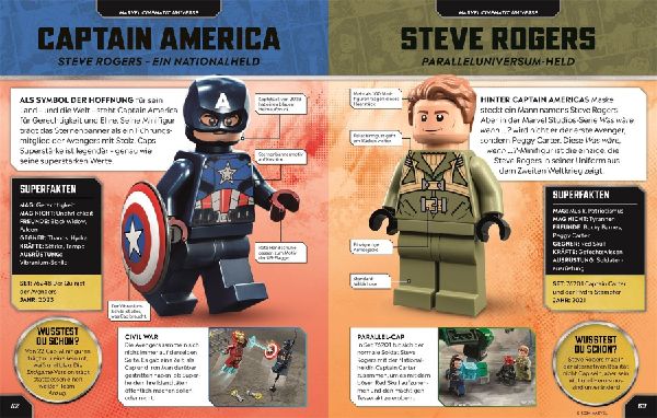 LEGO® Marvel Lexikon der Minifiguren