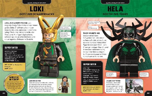 LEGO® Marvel Lexikon der Minifiguren